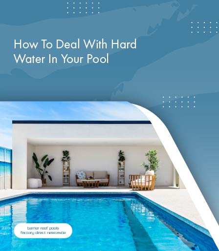 how to deal with hard water in your pool banner m